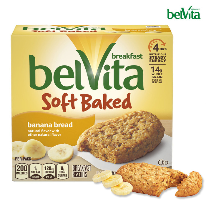 벨비타 소프트 베이크 바나나 비스킷 5팩
