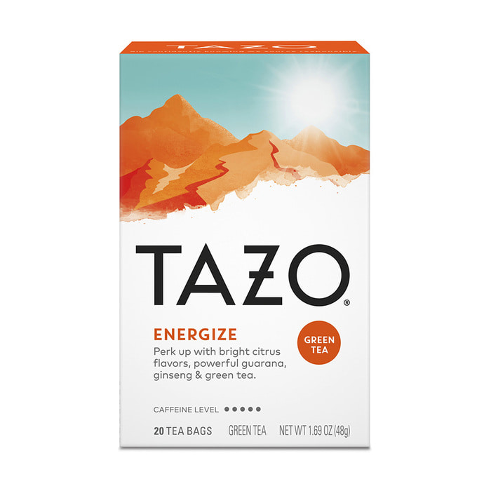 Tazo 타조 에너자이즈 그린티 20티백