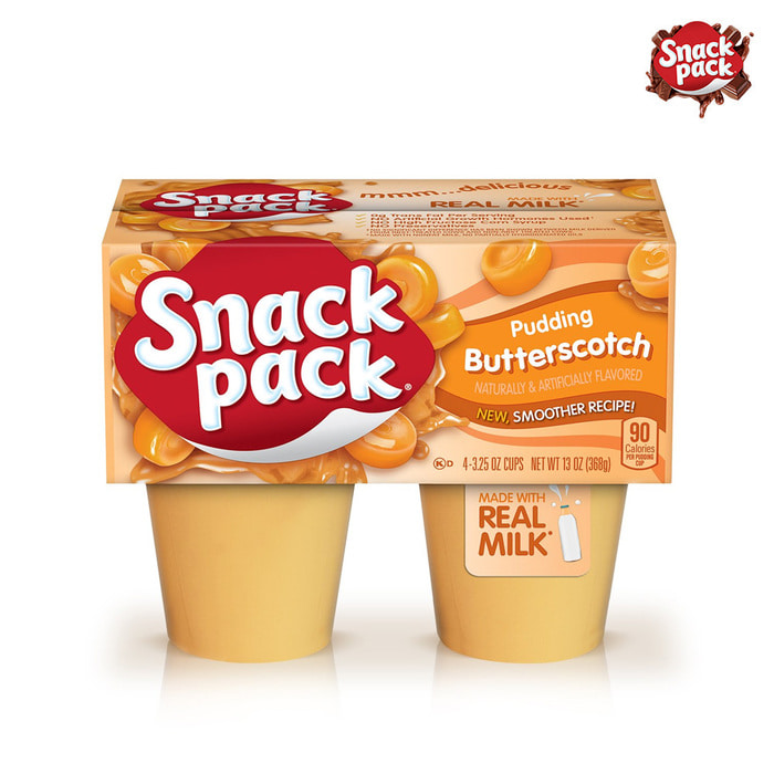 Snack Pack 버터스카치 푸딩 4개입