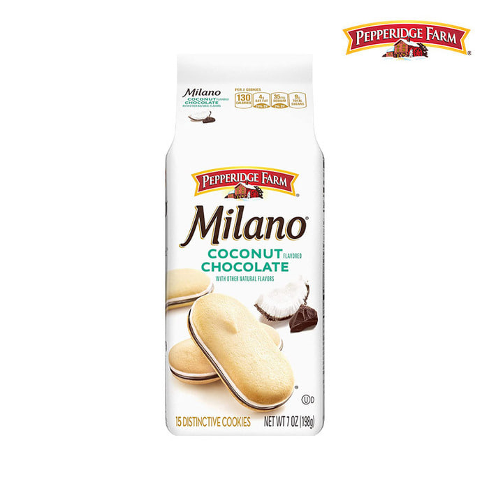 페퍼리지팜 밀라노 코코넛 초콜릿 쿠키 198g