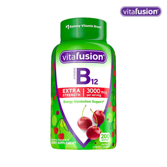 Vitafusion 비타퓨전 B12 엑스트라 젤리 비타민 200개입